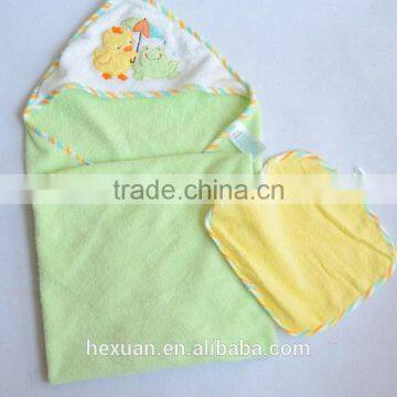 Hooded Animal Modeling Baby Bathrobe/Cartoon Baby Towel/Character Kids Bath Robe/infant Bath Towels +baby Washcloths Set photo-5
