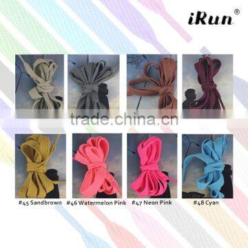 10mm Fat Bootlaces Shoe Laces For Trainers Sneakers Colours~10mm Width Flat Sports Shoelaces~NO MOQ~57 Colors~Accept Custom photo-4