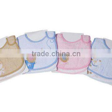 infant baby bibs/100% cotton terry fabric