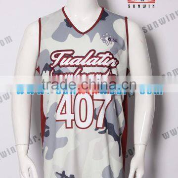 high quality custom designed OEM basketbal jersey