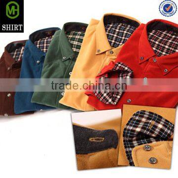 2016 New Thick Warm Mens Heavy Cotton Corduroy Shirt photo-2