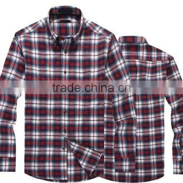 Latest Custom Flannel Shirts Checks Mens Dress Shirts photo-2