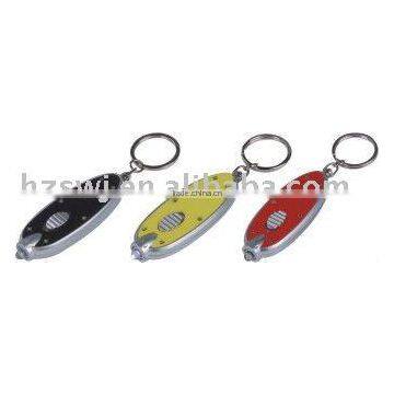 LED plastic key chain/promotion LED key chain