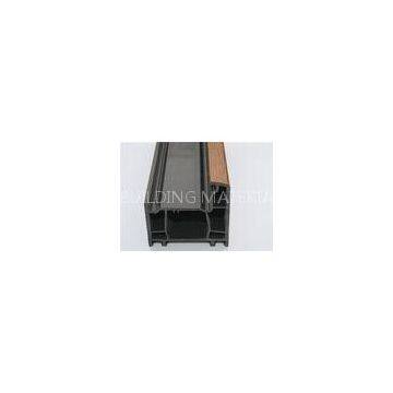 Lamination UPVC Wood Plastic Profile for 60mm Casement window
