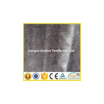 China factory wholesale 100% polyester plush toy fabric/micro sherpa