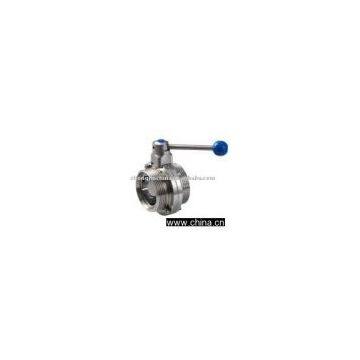 Sanitary Threaded Butterfly Valve