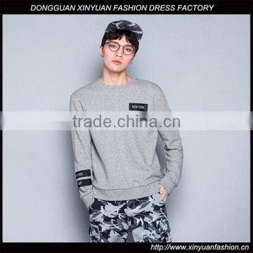 Hot Sale Winter Jacket Mens Casual Crewneck Printed Sweatshirts Without Hood OEM Fashion Pullover Printed Sweatshirts for Men