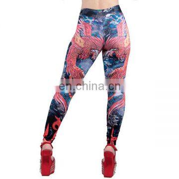 Sublimation printing yoga leggings, ladies gym wear hot sale in Canada