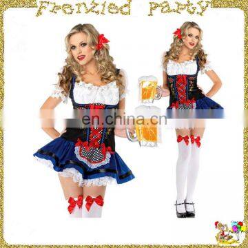 German girl dress green party oktoberfest costume