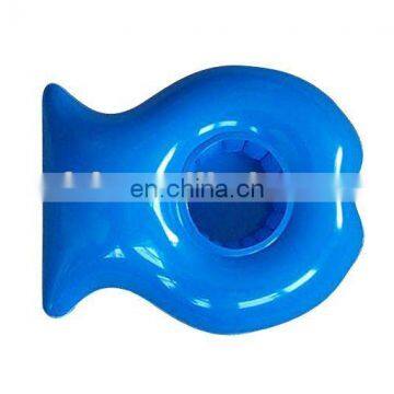 inflatable fish shape cup holder/can holder