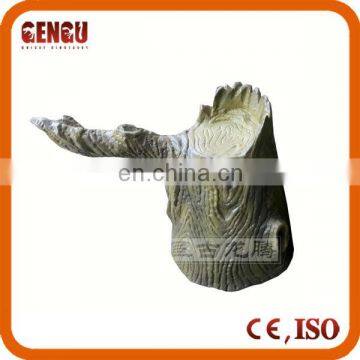 Outdoor simulation fiberglass tree stumps decoration