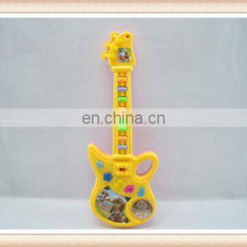 kids cartoon plastic electronic guitar toy