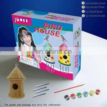 DIY painting toy for birdcage/DIY painting birdhouse