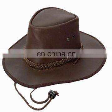 HMB-906F LEATHER WESTERN HATS COWBOY HAT WHOLESALE CAPS ANY COLORS