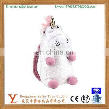 custom school bag life-size unicorn toy backpack for children & girl