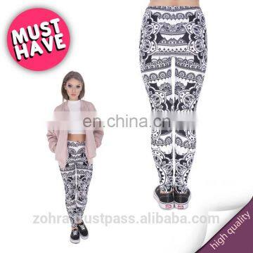 Mandala Black Sport Custom Crossfit Hot Wholesale Fashion Workout Jogging Sale Muscle Pants 3d Tight Tights Woman Leggings