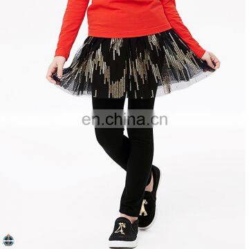 T-GP009 2016 Fashion Large Children Leggings Beaded Embroidered Girls Skirt Pants