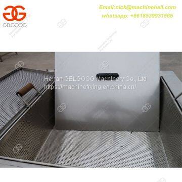 Small Manual Model Water-Oil Mix Peanut Deep Fryer Machine photo-3