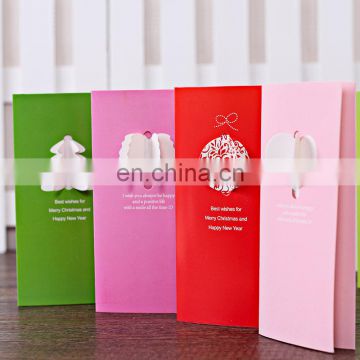 Folding 2017 Christmas Greeting Card Happy New Year Greeting Cards