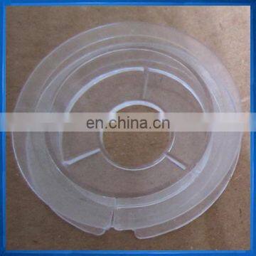 Empty plastic spool of crystal string,clear spool