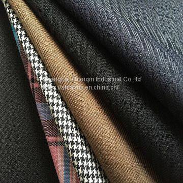 fancy tr man's suiting fabric polyester viscose blend fabric suiting men's high-class suit fabric uniform