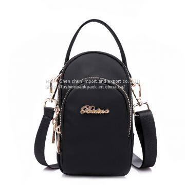 Fashion mobile phone oxford single shoulder shopping bag