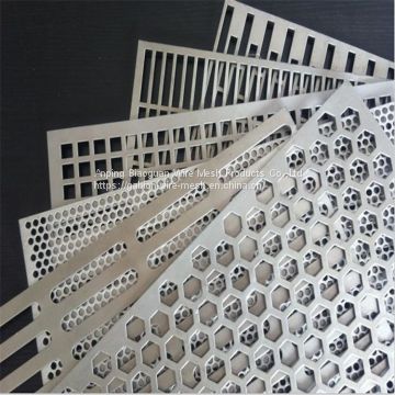 factory decorative pattern dust proof galvanized perforated metal sheet