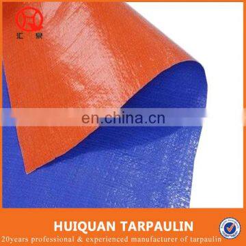 blue orange coated waterproof tarpaulin for tent material