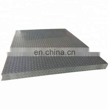 Mill supply 2.5mm thick A36 checked steel plate