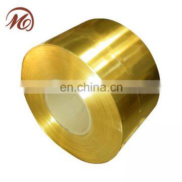 C2801 rolled copper alloy H60 copper zinc yellow brass strips