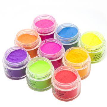 ShiningLife Brand New Invention Acrylic Nail Liquid Glow in Dark Dipping Powder Dip Powder Private Label photo-4