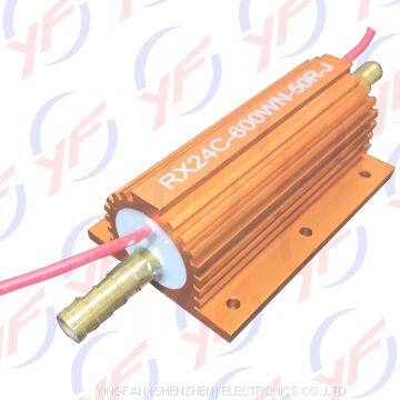 YINGFAN Golden aluminum shell water-cooling 600W high power fixed resistor