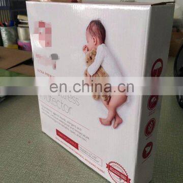 Waterproof Bamboo & 3D Air Mesh Fabric Baby Changing Pad Liner photo-5