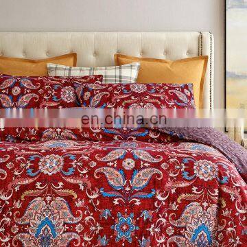 Yarn-dyed Bedding Comforter Set Boho Style King Comforter Set Hotel Comforter Set photo-2