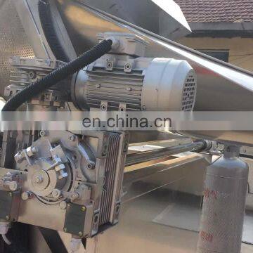 Industrial Small Scale Automatic Doughnuts Deep Frying Machine For Sale