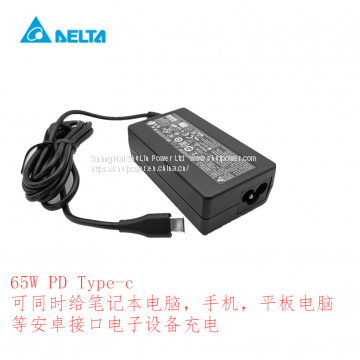 Delta 65W PD Charger Type-c Laptop Adaptors,ADP-65KE B KC PSE PSB Delta photo-3