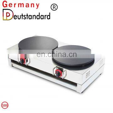 Commercial CE Double Plates GAS Industrial Crepe Pancake Machine photo-3