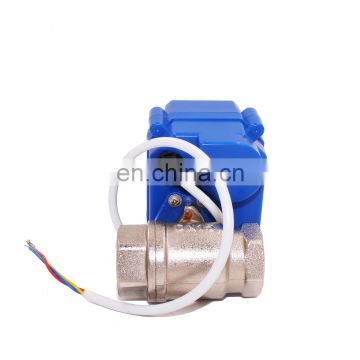 1/2inch DN15 stainless steel 304 DC12V,DC24V 220v 2way electric ball stainless steel valve for water leakage detector