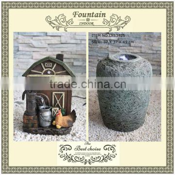 LX63425 Portable Stone Water Fountain Statues