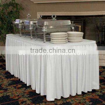 raffia table skirt banquet table skirt hotel table skirt