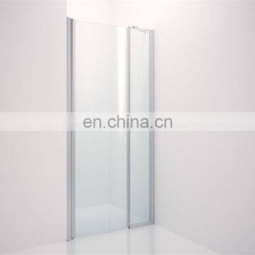 Tempered  interior glass frameless shower door