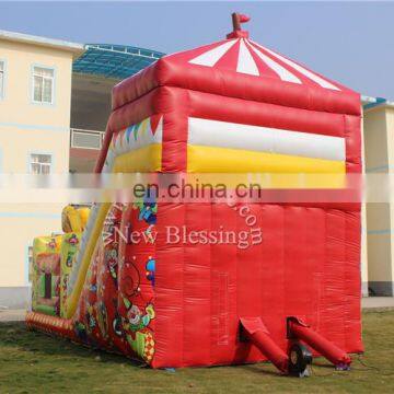 Clown Theme Inflatable Land Slide,commercial Giant Inflatable Slide for Sale photo-3