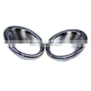 Pair Chrome Front Fog Light Lamp Covers Trim Ring For Nissan Qashqai 07-15 photo-4