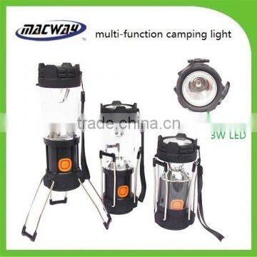 Multi-function 3W folding led camping lantern