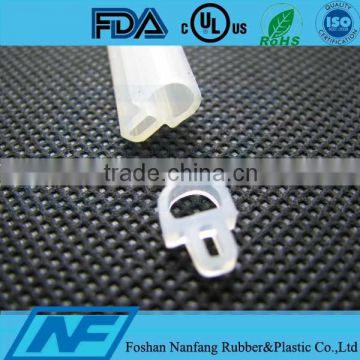 translucent silicone rubber seal strip