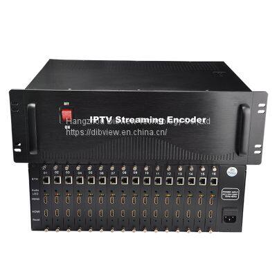 OTV-E16HD 16 in 1 HDMI With Loopout H.265 HEVC H264 IP Card Code Streaming Video Encoder For IPTV Hotel Project photo-2