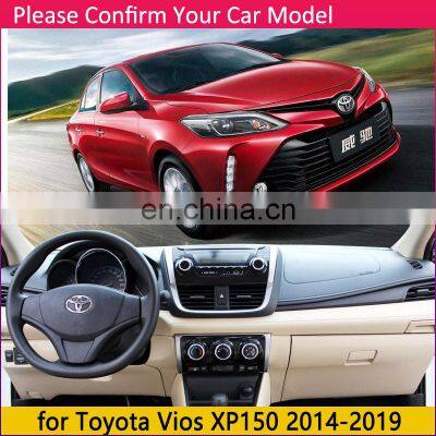 for Toyota Vios Limo Belta Soluna 2014~2019 XP150 Anti-Slip Mat Dashboard Dash Cover Pad Sunshade Dashmat Car Accessories 2015 photo-2