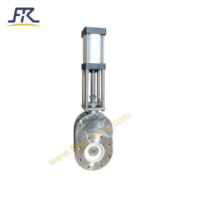 Anti Corrosive and Abrasive Type Pneumatic Ceramic Double Disc Gate Valve