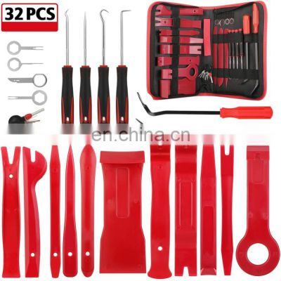 32pcs Car Audio and Radio Disassembly Set Car Clips Removal Tool Hand Tool Set With Storage Bag