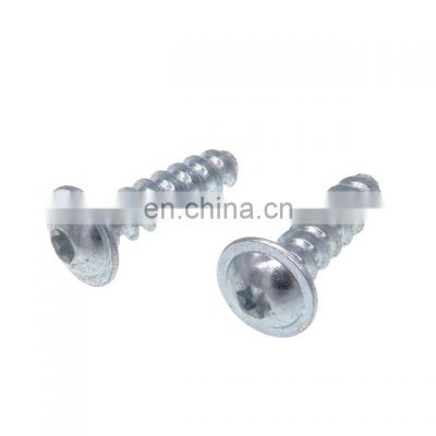 nickel plated half self tapping wood screws with flat head torx drive